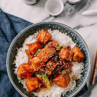 Tofu bulgogi rice